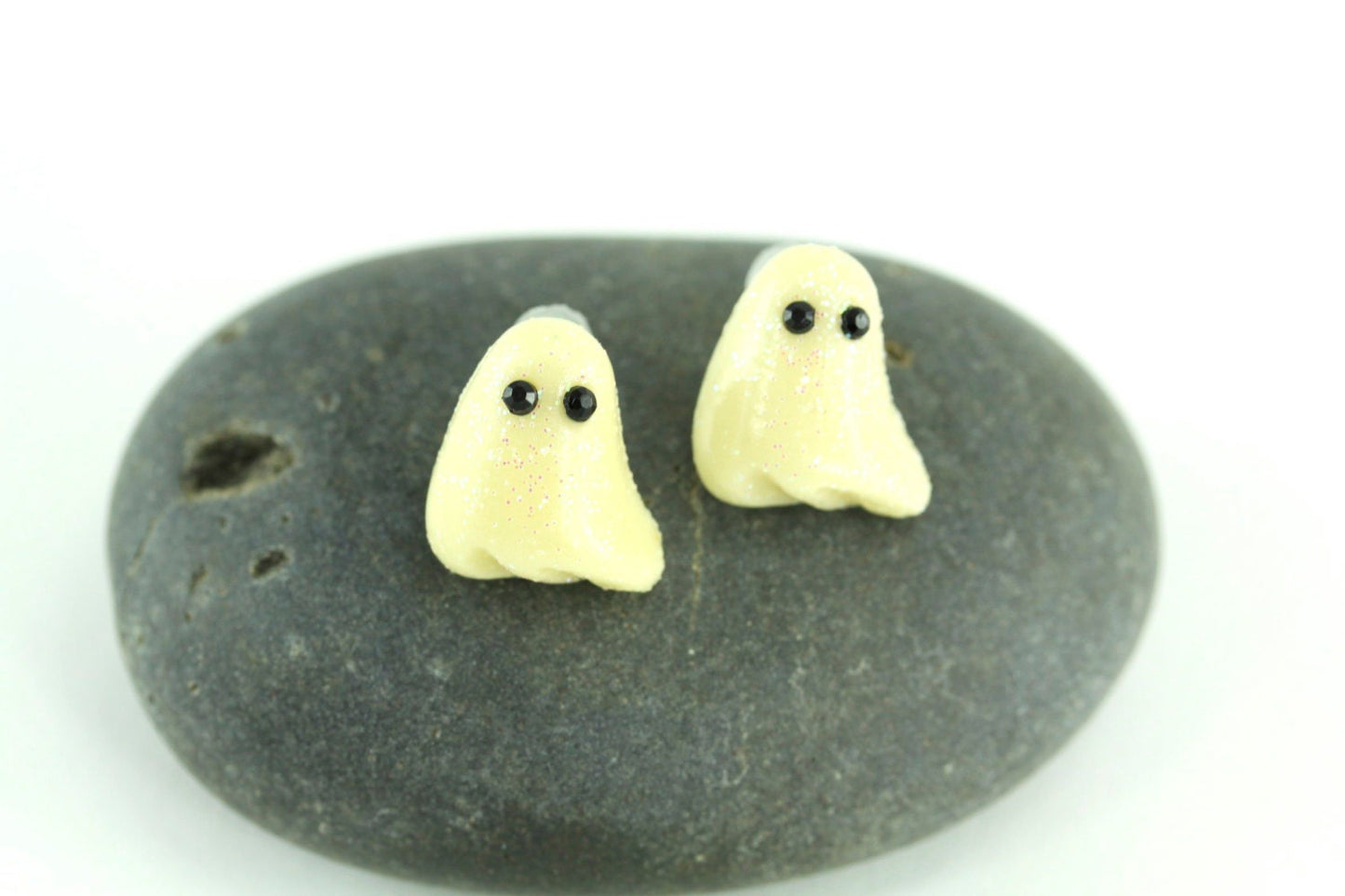 Ghost Earrings, Glow in the Dark Earrings, Halloween Jewelry, Halloween Earrings, Day of the Dead Earrings, Ghost Jewelry, Spooky Spirit