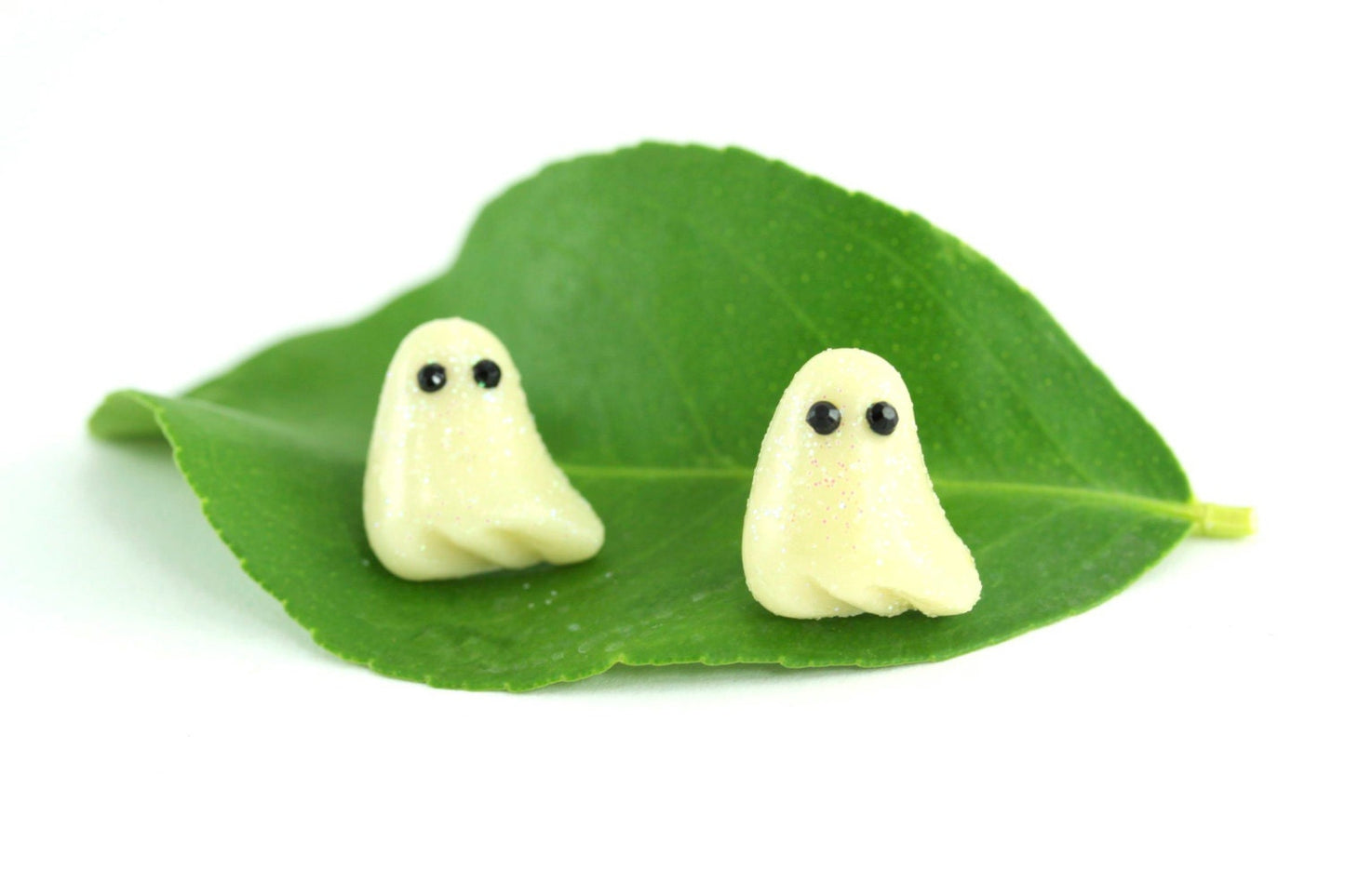 Ghost Earrings, Glow in the Dark Earrings, Halloween Jewelry, Halloween Earrings, Day of the Dead Earrings, Ghost Jewelry, Spooky Spirit