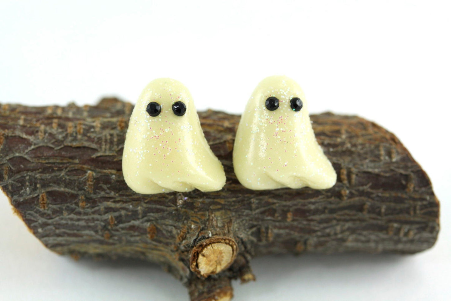 Ghost Earrings, Glow in the Dark Earrings, Halloween Jewelry, Halloween Earrings, Day of the Dead Earrings, Ghost Jewelry, Spooky Spirit