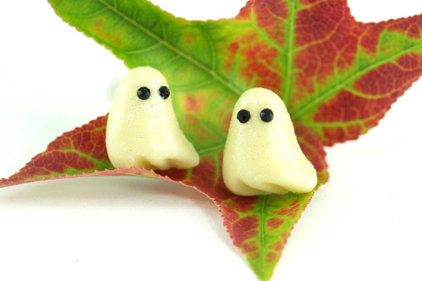 Ghost Earrings, Glow in the Dark Earrings, Halloween Jewelry, Halloween Earrings, Day of the Dead Earrings, Ghost Jewelry, Spooky Spirit