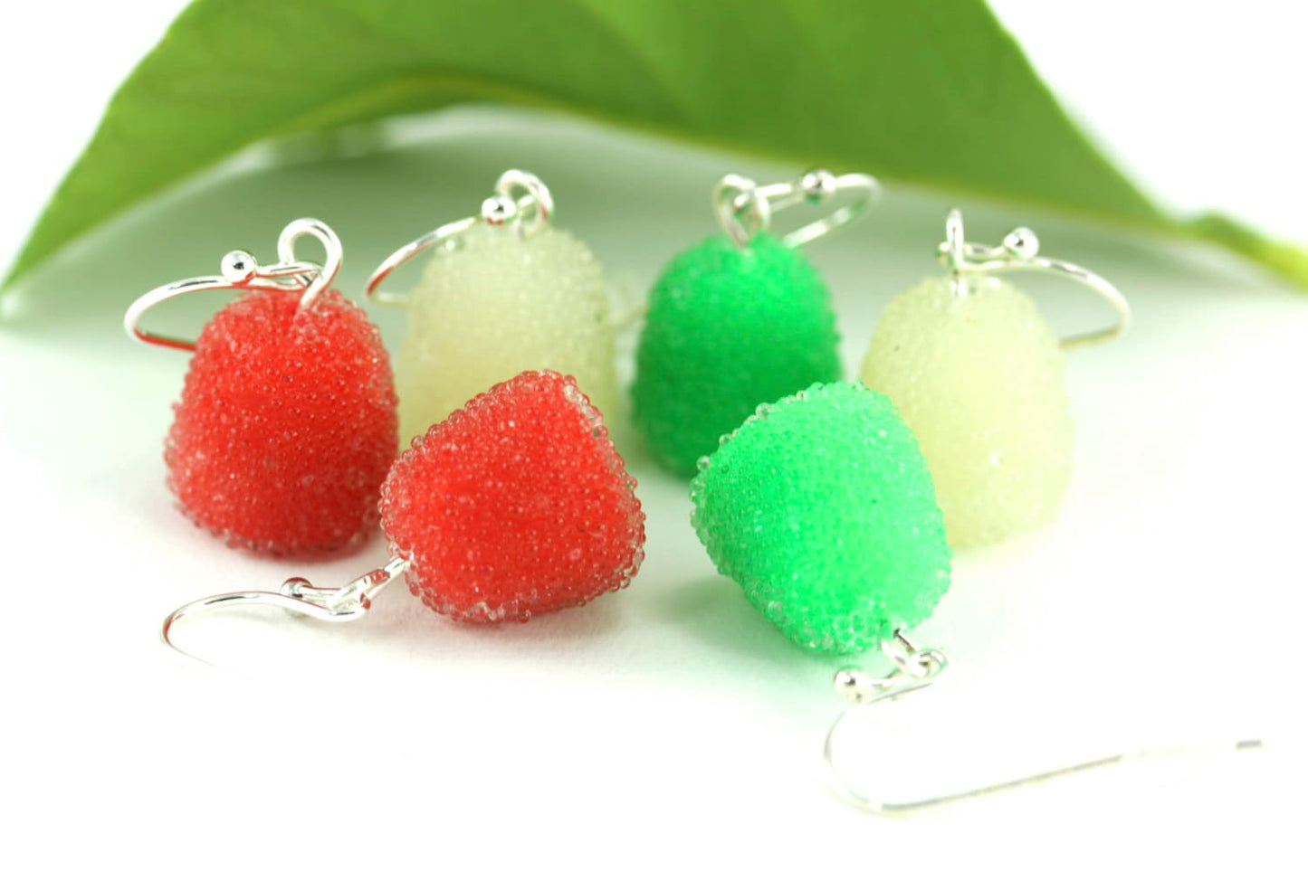 Christmas Gumdrop Earrings, Candy Earrings, Gumdrop Earrings, Christmas Jewelry, Holiday Earrings, Christmas Earrings, Candy Jewelry