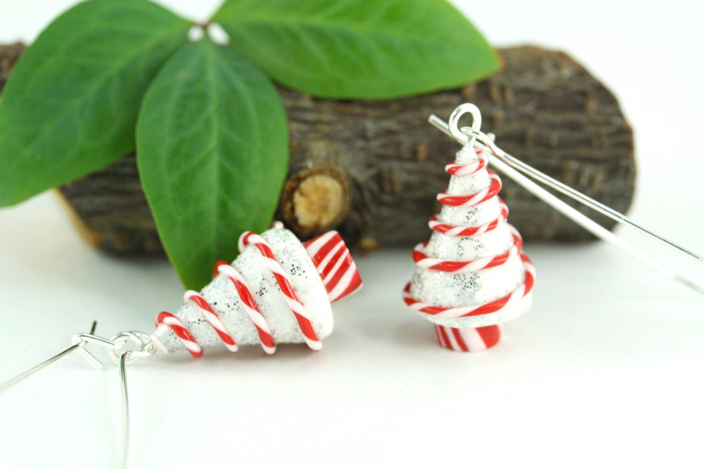 Christmas Earrings, Christmas Tree Earrings, Christmas Jewelry, Christmas Tree Jewelry, Miniature Tree, Hostess Gift, Holiday Earrings