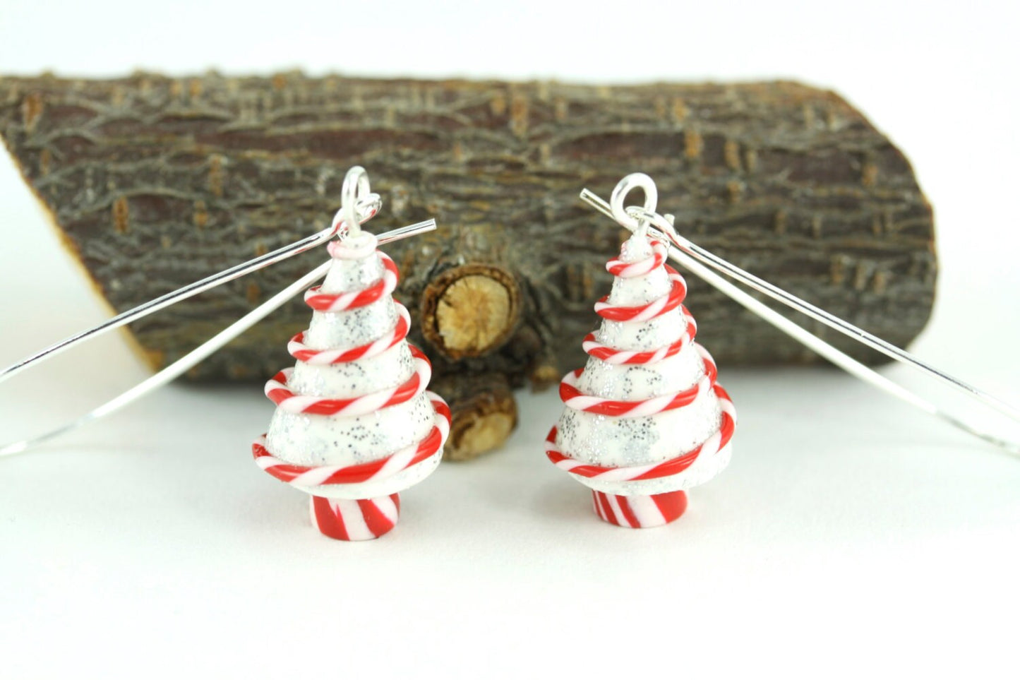 Christmas Earrings, Christmas Tree Earrings, Christmas Jewelry, Christmas Tree Jewelry, Miniature Tree, Hostess Gift, Holiday Earrings